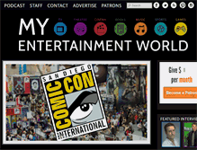 Tablet Screenshot of myentertainmentworld.ca